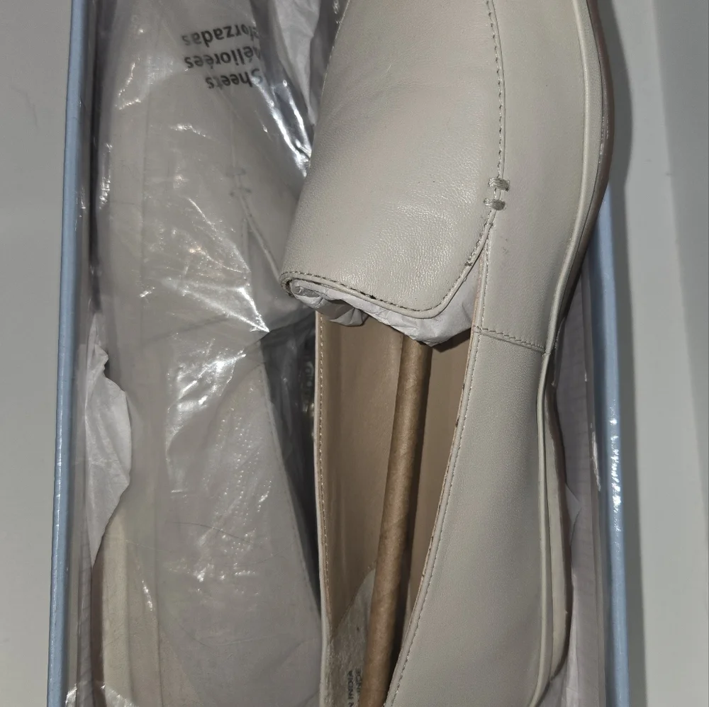Seychelles Womens Ethereal Ivory Leather Slip-On Lifestyle Loafers Shoes NWT - Picture 3 of 6